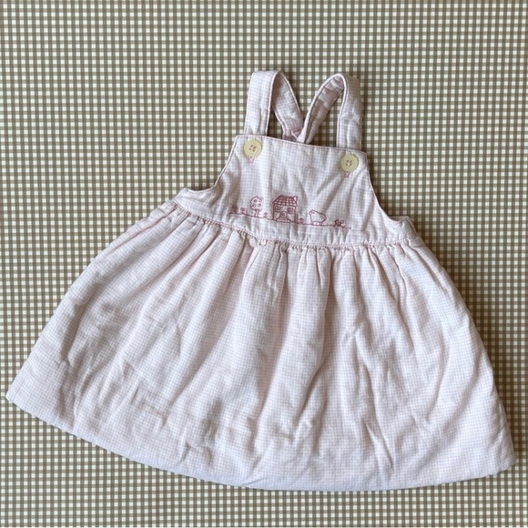Ralph Lauren thick cotton jumper thick pinafore dress preppy Size
6 months - Picture 5 of 9